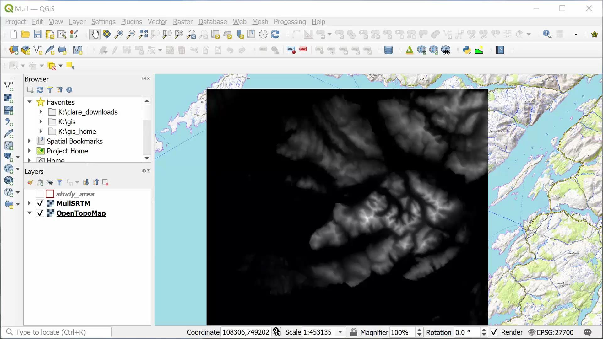 Viewshed Analysis In QGIS