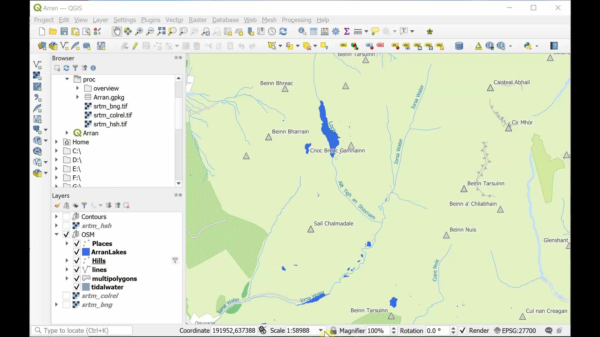 Using the buffer tool in QGIS