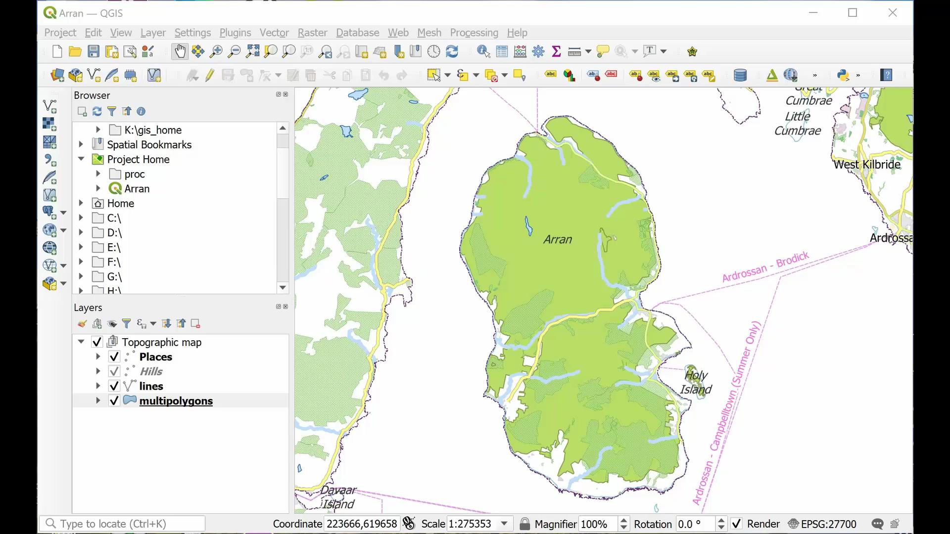 Adding new layers to QGIS