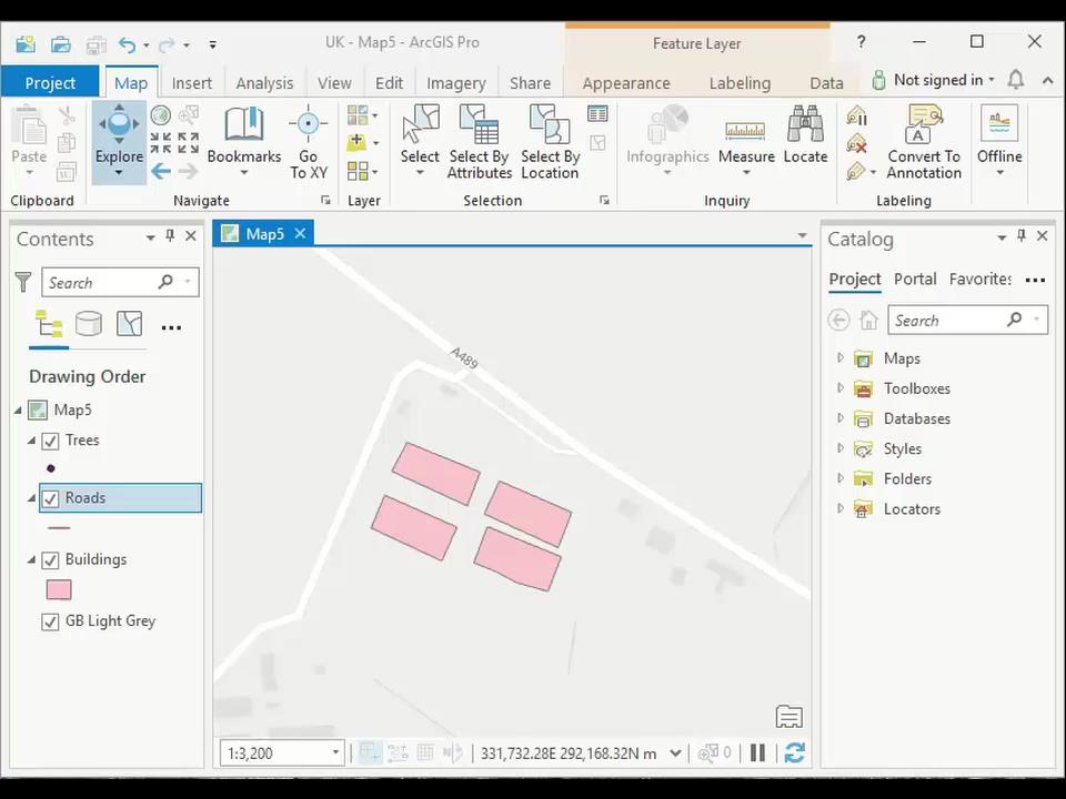 Digitising in ArcGIS Pro Part 2: Creating line features