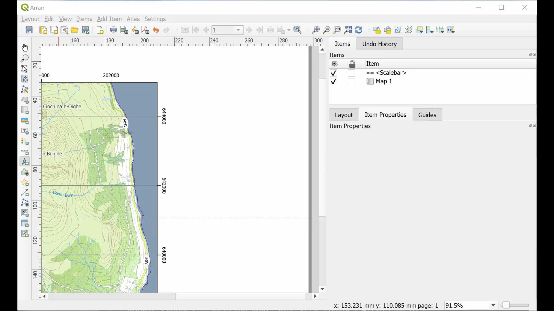 Adding north arrows to a layout in qgis