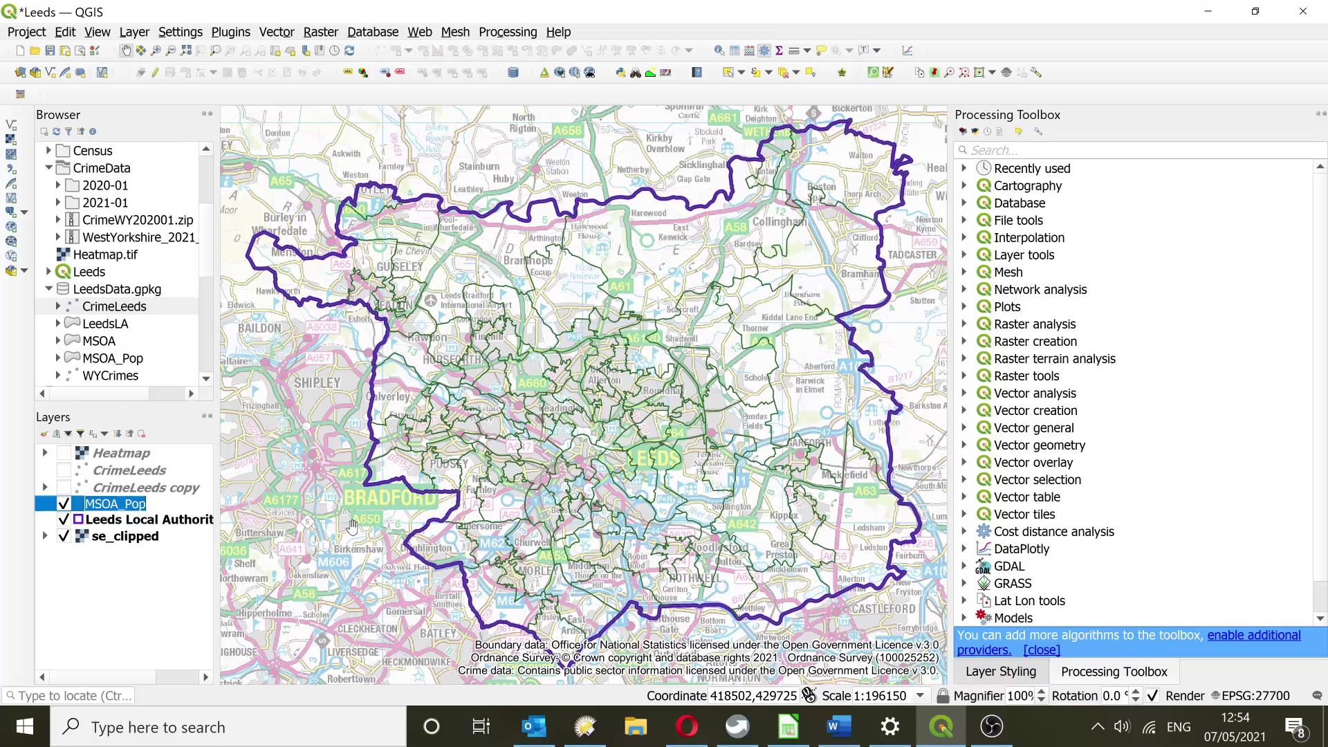 Counting The Number Of Points Within Each Polygon In QGIS