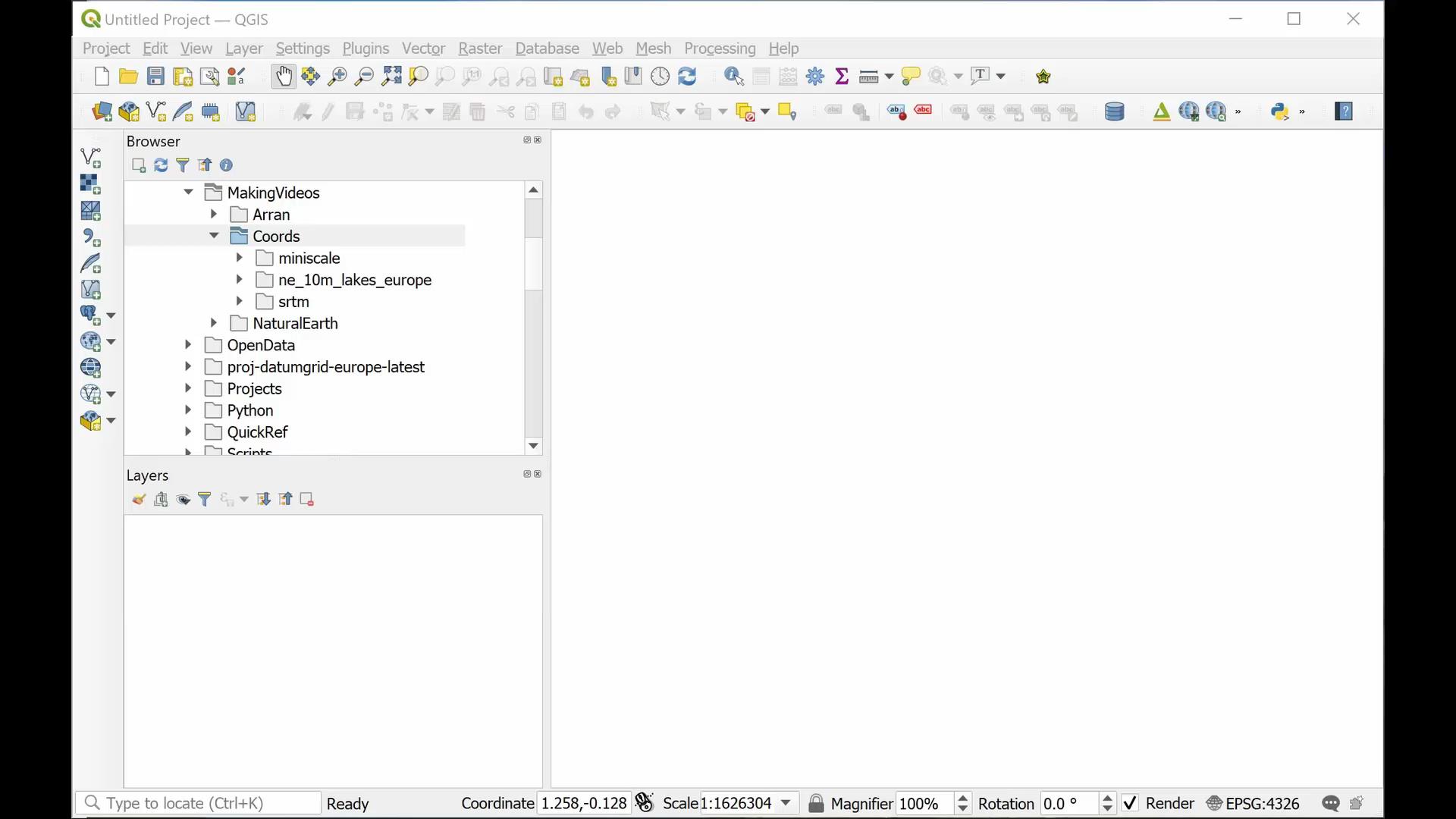 Summary Of Defining Projections And Reprojecting Data In QGIS